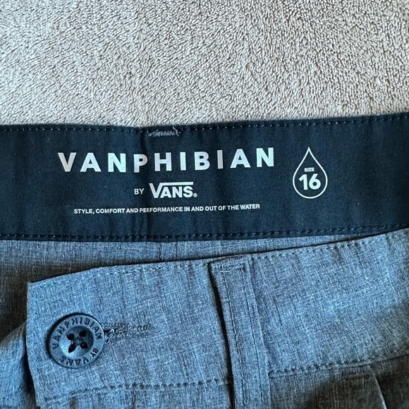 Vans Vanphibian Boys Gray Swim Shorts - Picture 2 of 3